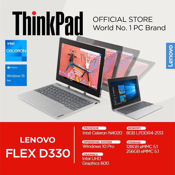 Berkenalan dengan Lenovo Ideapad Flex D330 Touchscreen Tablet 2 in 1